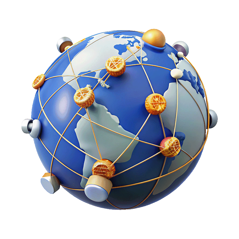 Internet globe