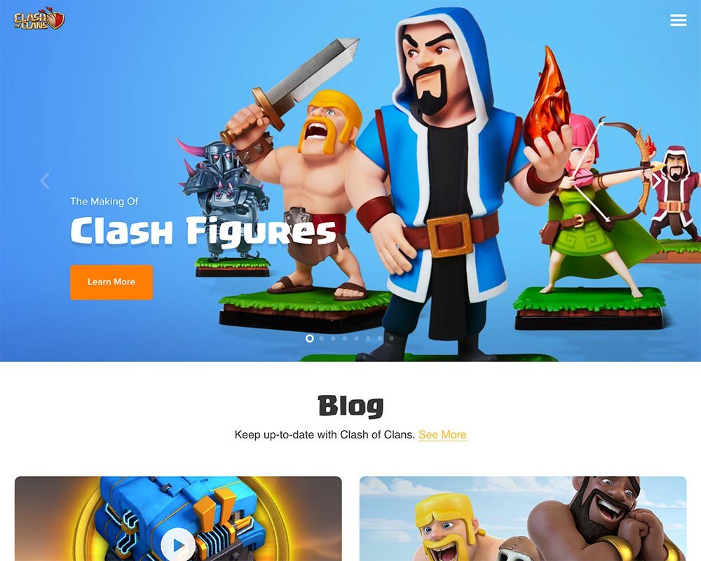 Clash of clans website