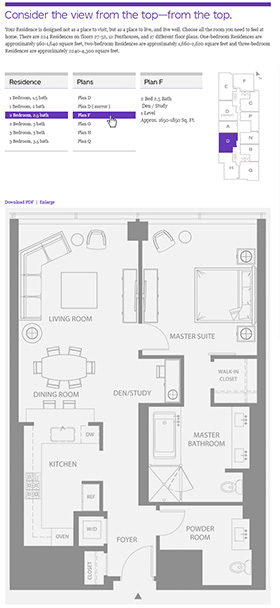 Ritz Floorplans